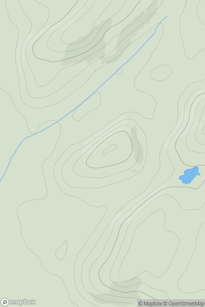 Thumbnail image for The Barr [Oban to Loch Fyne] [NR843949] showing contour plot for surrounding peak